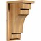 Ekena Millwork Mediterranean Rough Sawn Corbel w/Backplate, Western Red Cedar, 8"W x 10"D x 18"H COR08X10X18MED01RWR - alternate 1